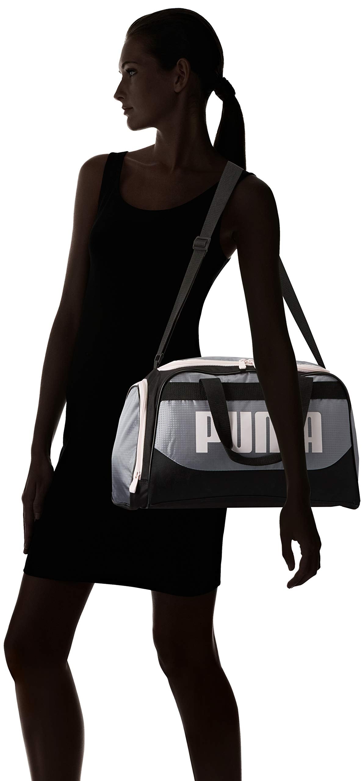 PUMA Women's Evercat Dispatch Duffel, Grey/Black, OS