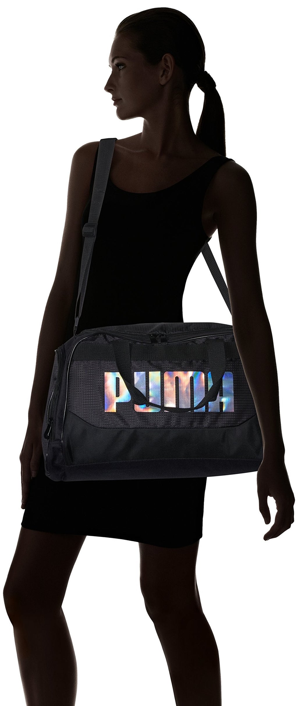 PUMA Women's Evercat Dispatch Duffel, Black/Multi, OS