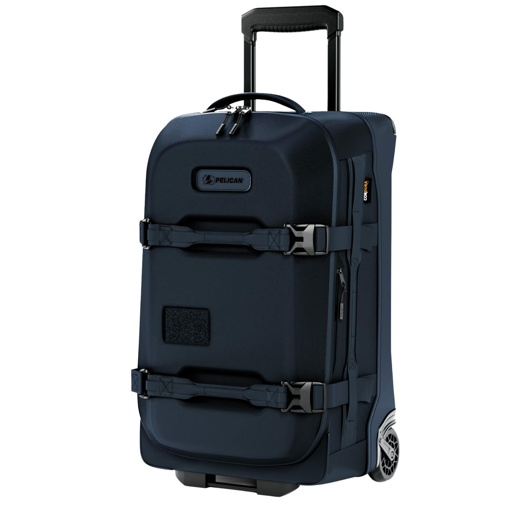 Pelican Aegis Luggage - Carry On Duffel Bag with Wheels - 22 Inch Carry On Bag - Airline Approved (Indigo)