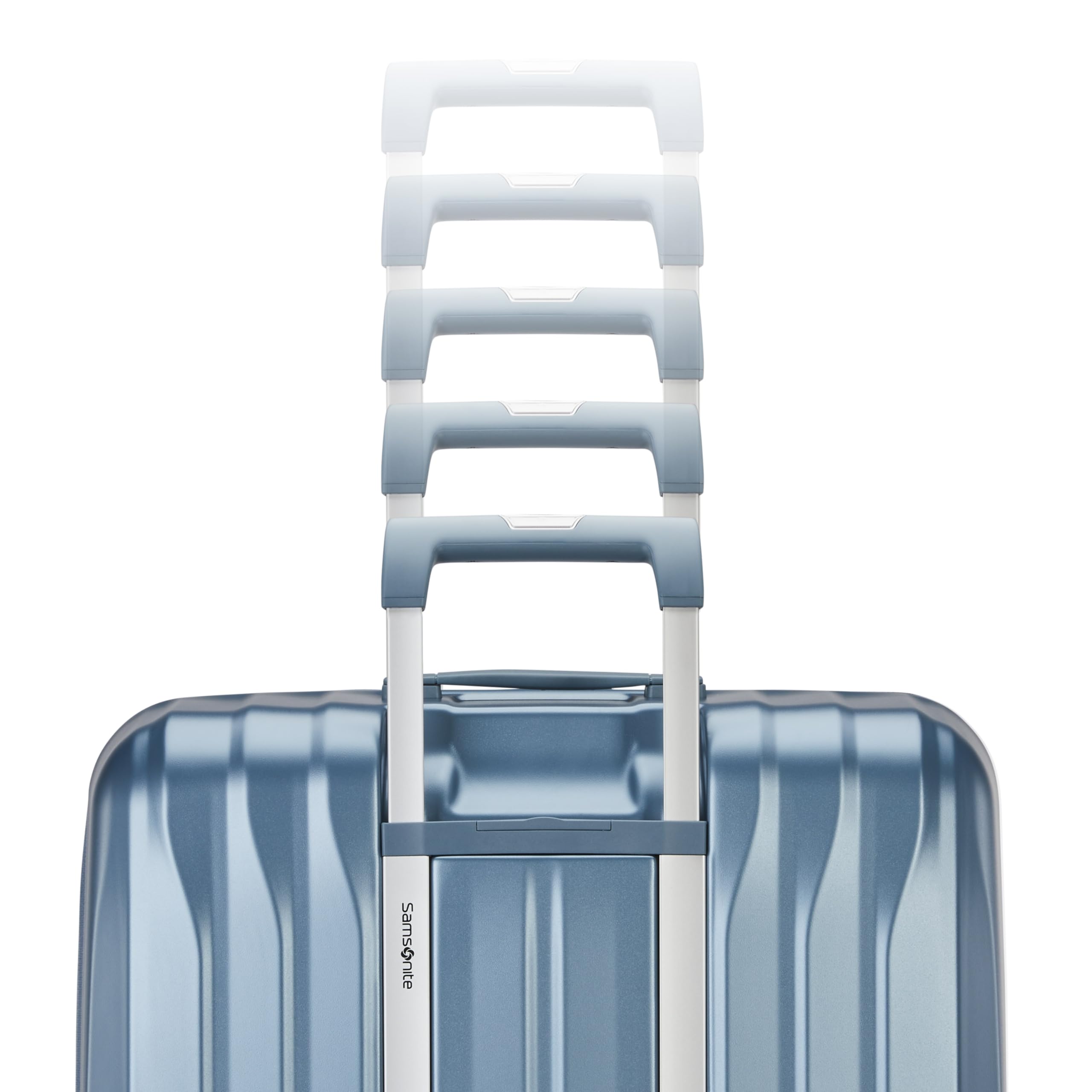 Samsonite UpLIFT Large Checked Hardside Luggage with Spinner Wheels - Airline-Approved, TSA Lock, Adjustable Handle System - Polycarbonate Hard Suitcase for Ultra Lightweight Travel - Elemental Blue