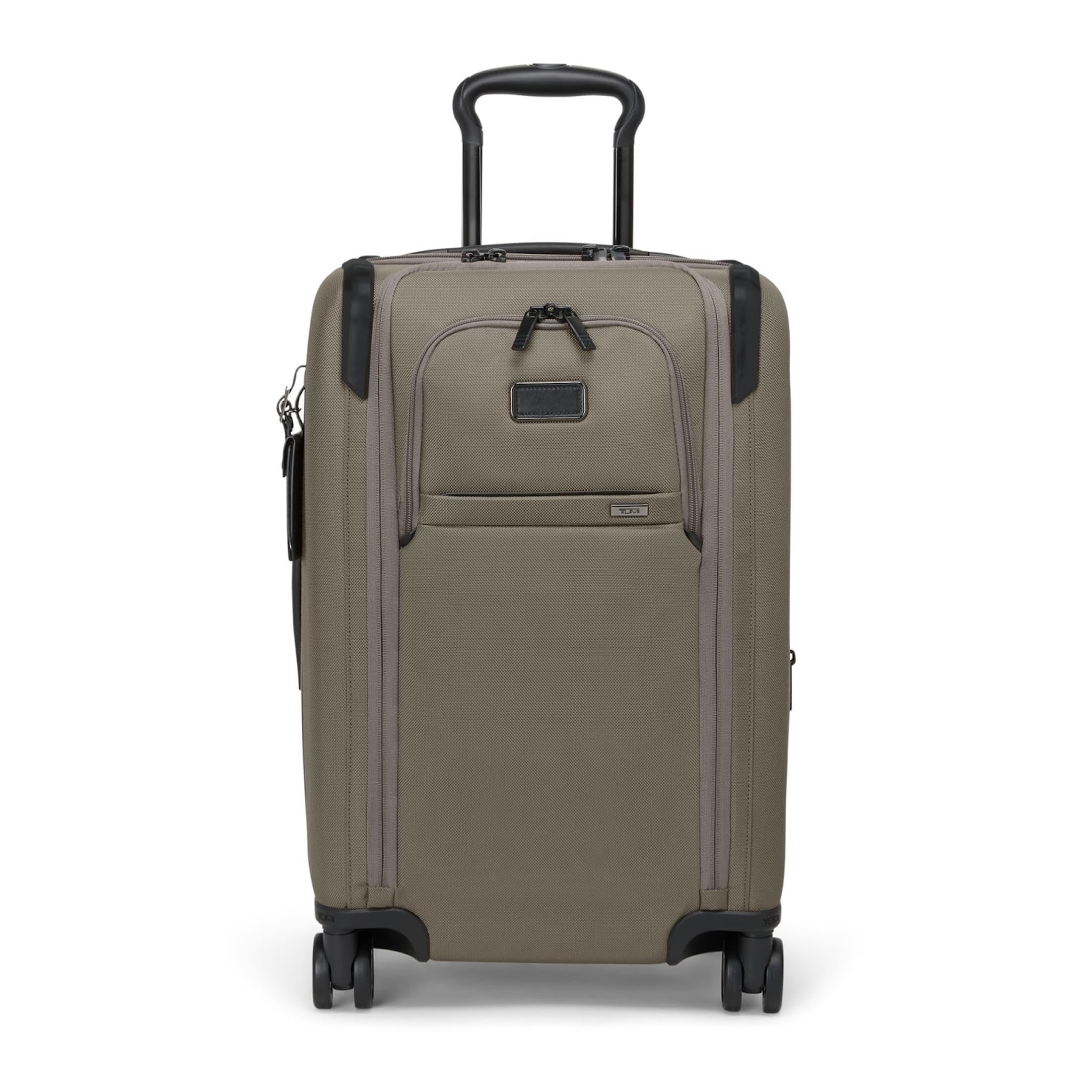 TUMI - Alpha Dual Access 4-Wheeled Carry-On - Expandable, Durable and Lightweight Luggage - Grey Alloy