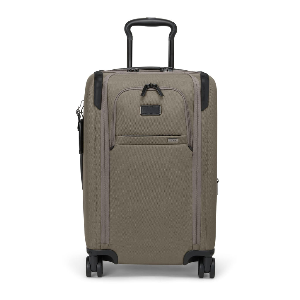TUMI - Alpha Dual Access 4-Wheeled Carry-On - Expandable, Durable and Lightweight Luggage - Grey Alloy