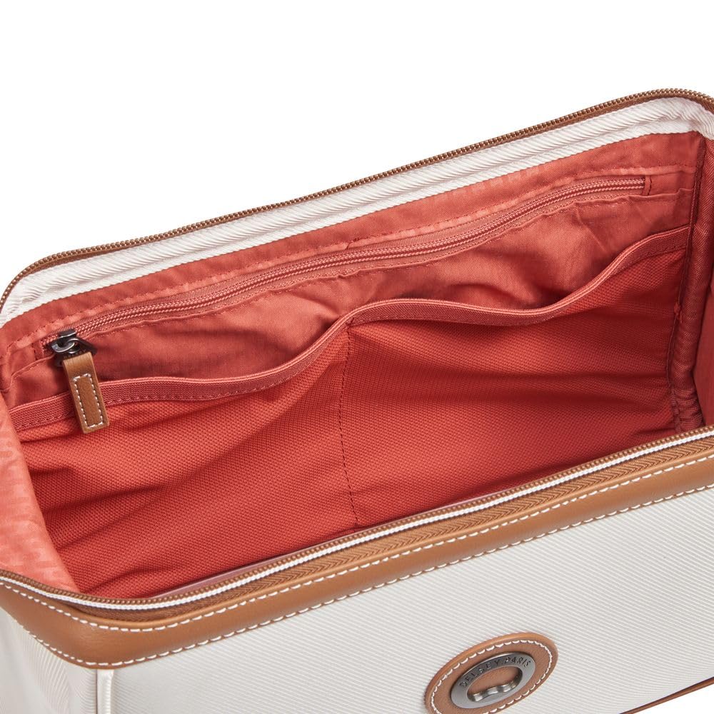 Delsey Official Delsey Suitcase, Carrying Case, RASPAIL Red, 21.8 gal (56 L), 25.2 inches (64 cm), 6.1 lbs (2.8 kg), Lightweight, Waterproof, white (off-white), 21cm