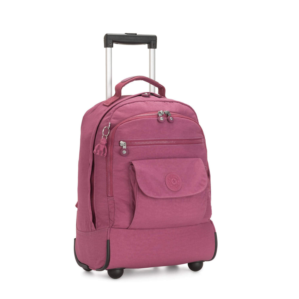 Kipling Sanaa Large Rolling Backpack Fig Purple