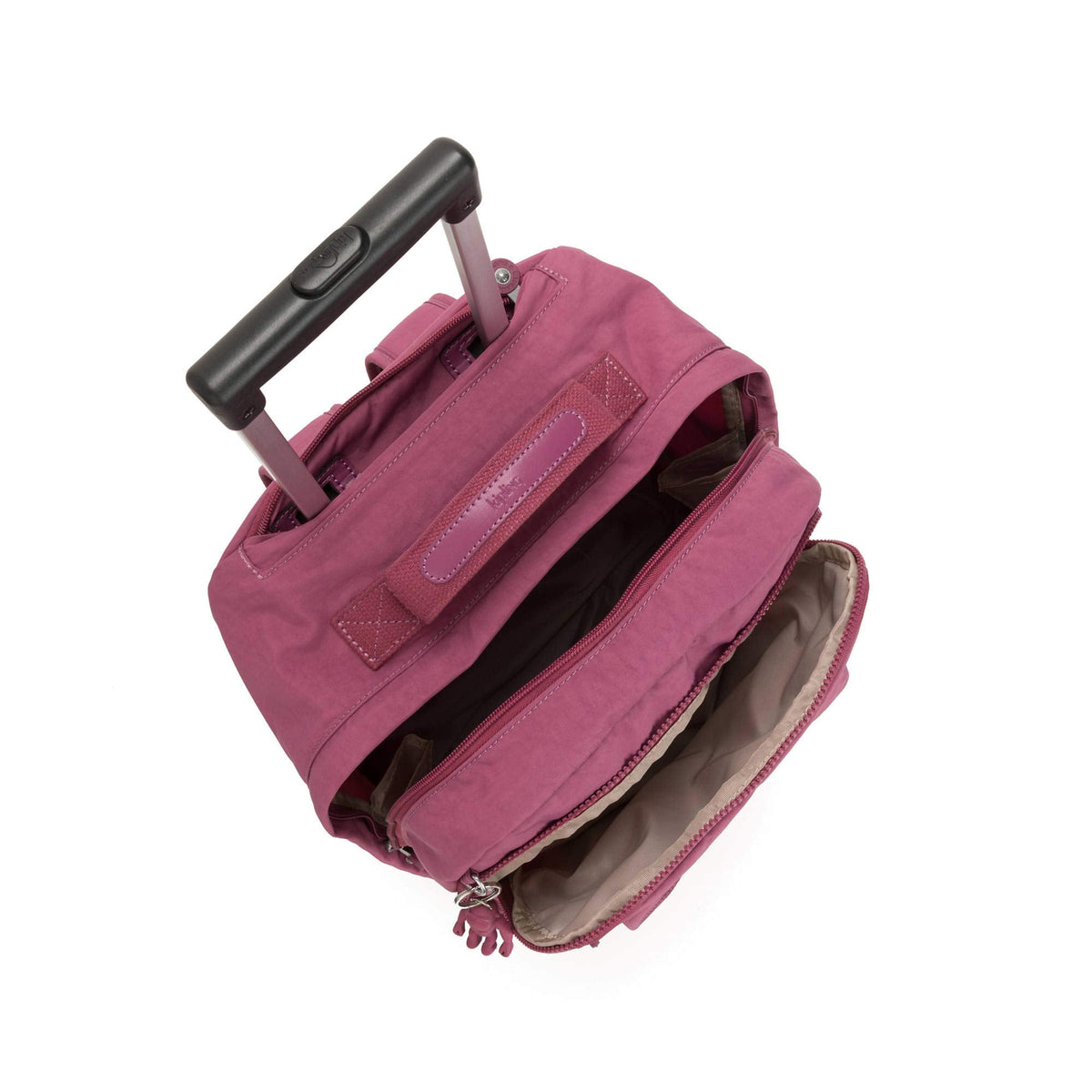 Kipling Sanaa Large Rolling Backpack Fig Purple