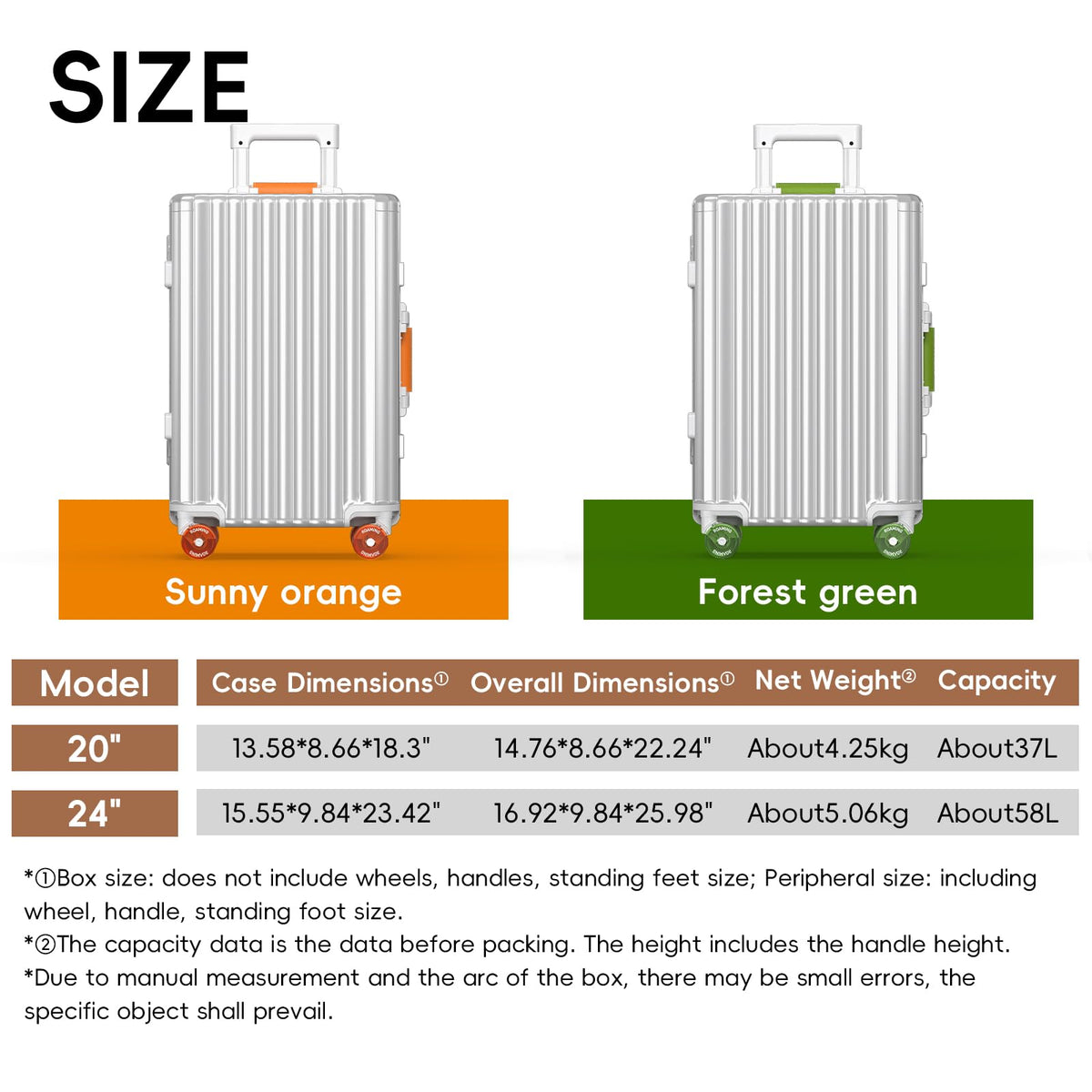 ROAMING 24 Inch Check Luggage Durable Aluminum Zipperless Luggage Airline Approved, Hardside Suitcase with TSA Lock USB Port and Spinner Wheels, Smart Organizational Pockets Maximize Packing Space