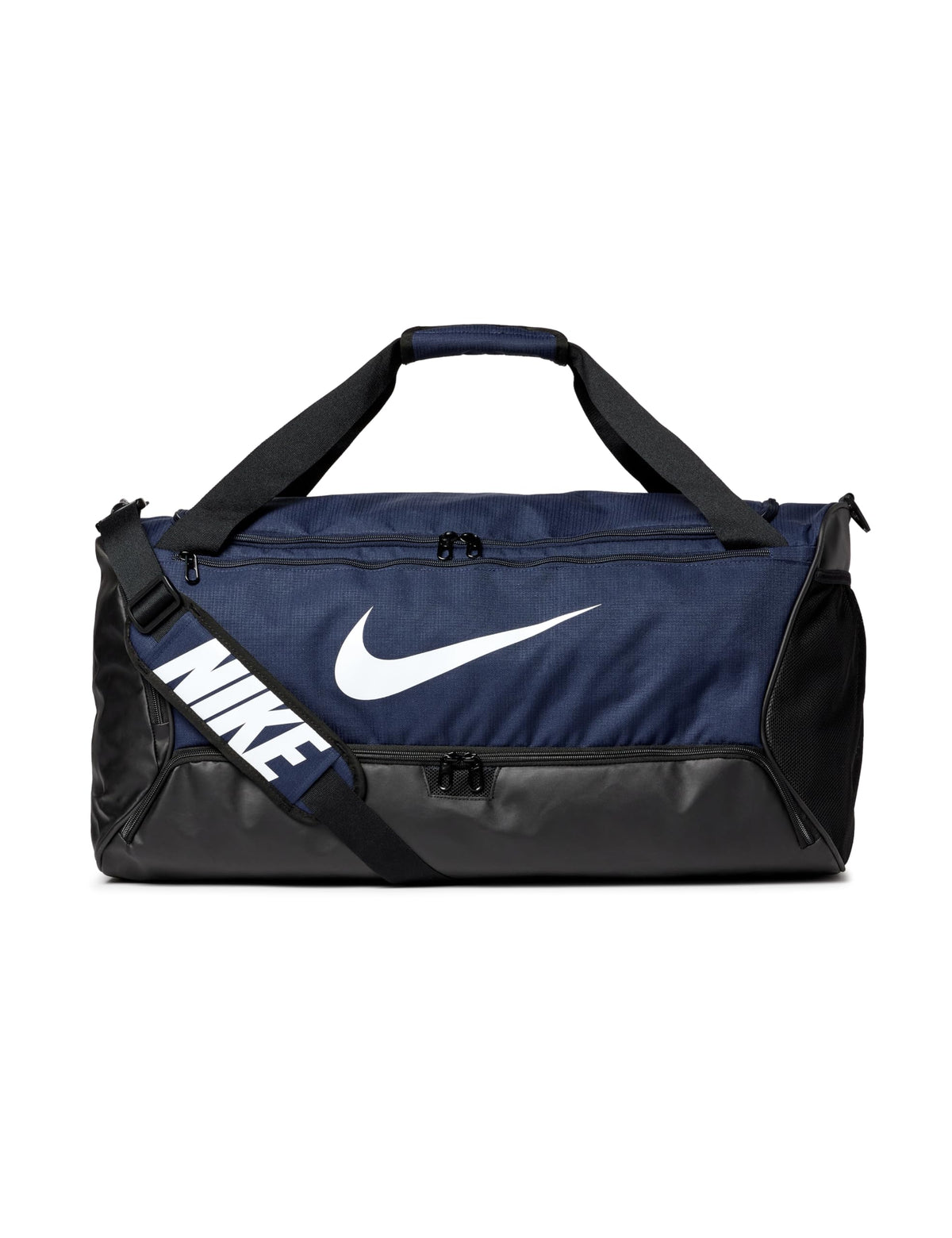Nike Unisex Brasilia 9.5 Training Duffel Bag (Medium, 60L), Midnight Navy/Black/White, MISC