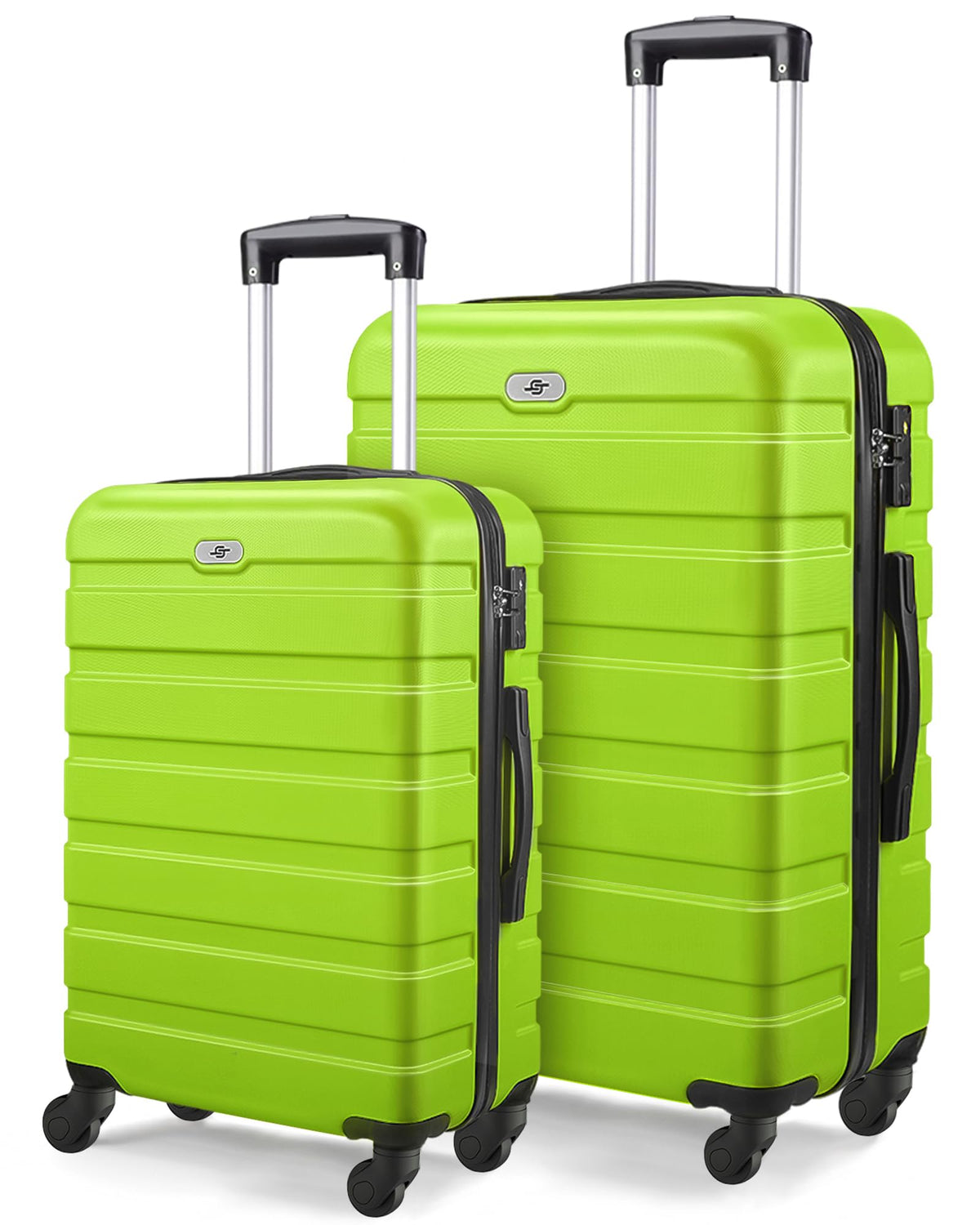Suitour 2 piece luggage sets Hard Shell Luggage Set with Spinner Wheels, TSA Lock, 20 24 inch Travel Suitcase Sets