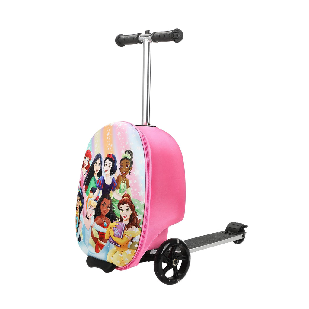 Disney Princesses Kids' 2-in-1 Suitcase (18") and Scooter Luggage