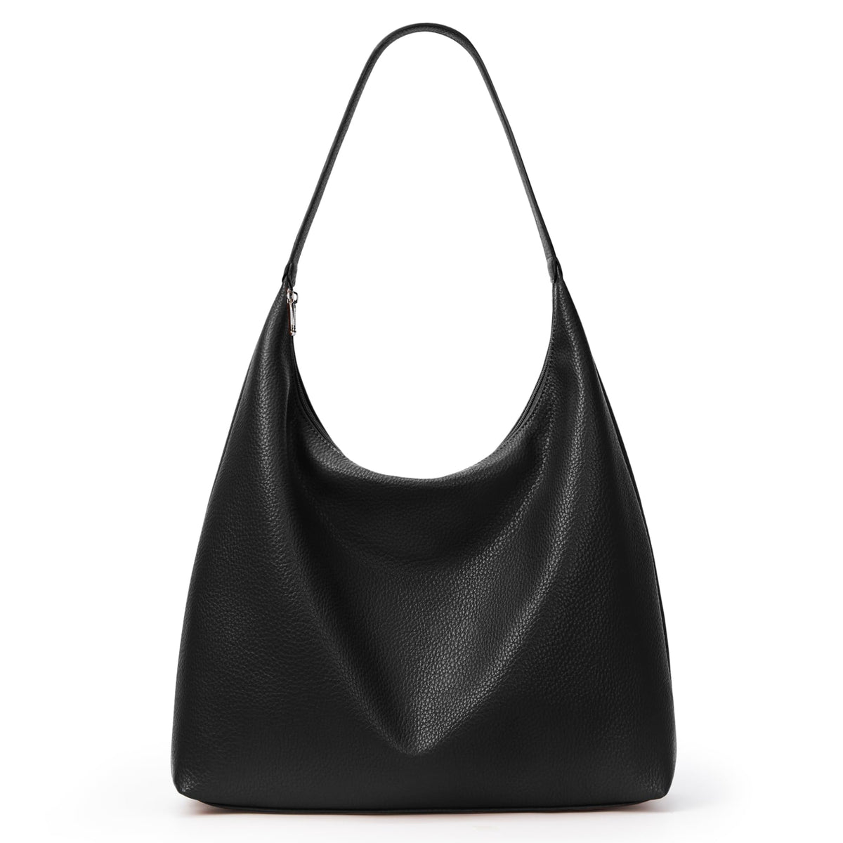 KALIDI Casual Tote Bag Vegan Leather Hobo Zipper Work Bag Weekender Shoulder for Women Shoulder Travel Purse