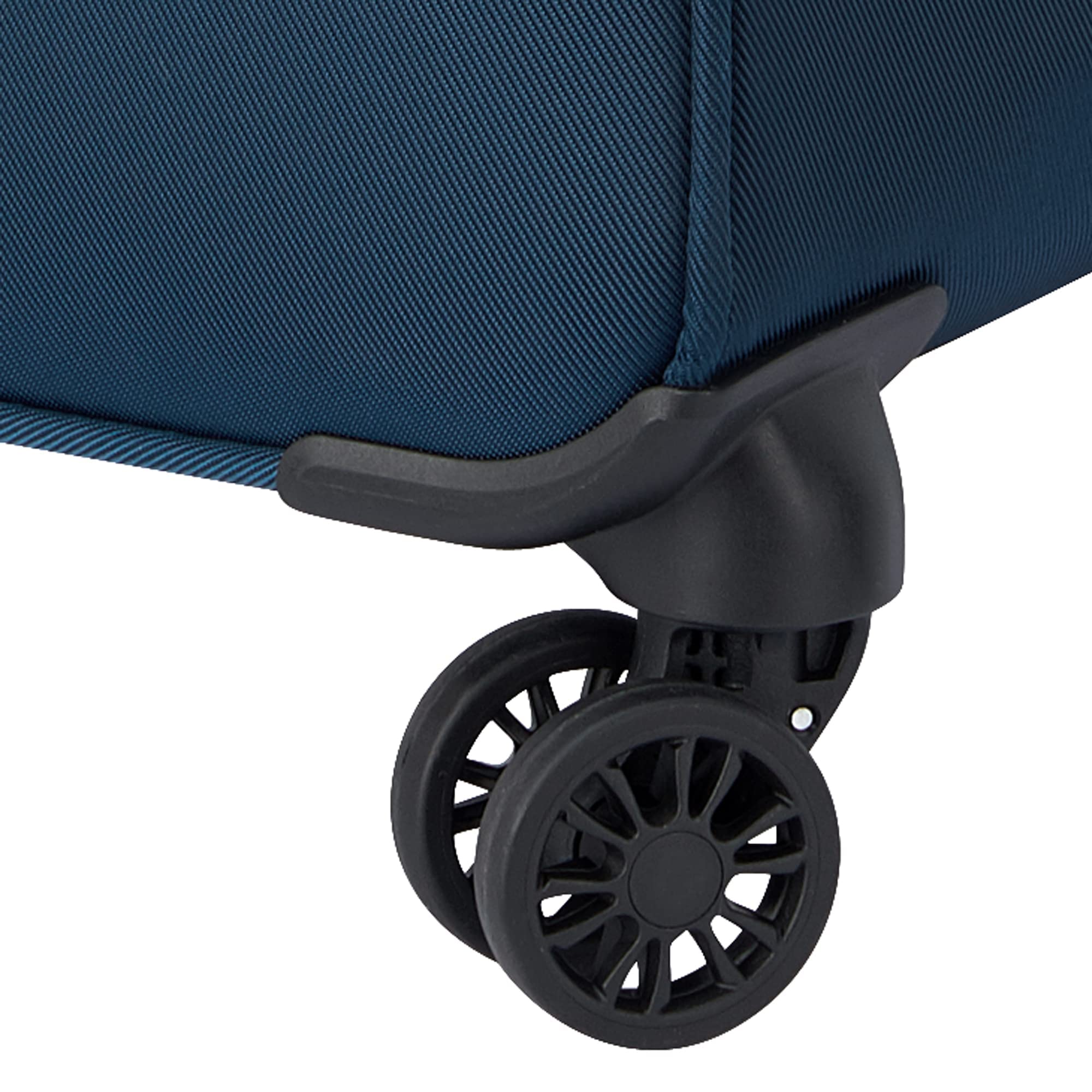 DELSEY PARIS Sky Max 2.0 Softside Expandable Luggage with Spinner Wheels, Blue, 2-Piece Set (21/Duffle)