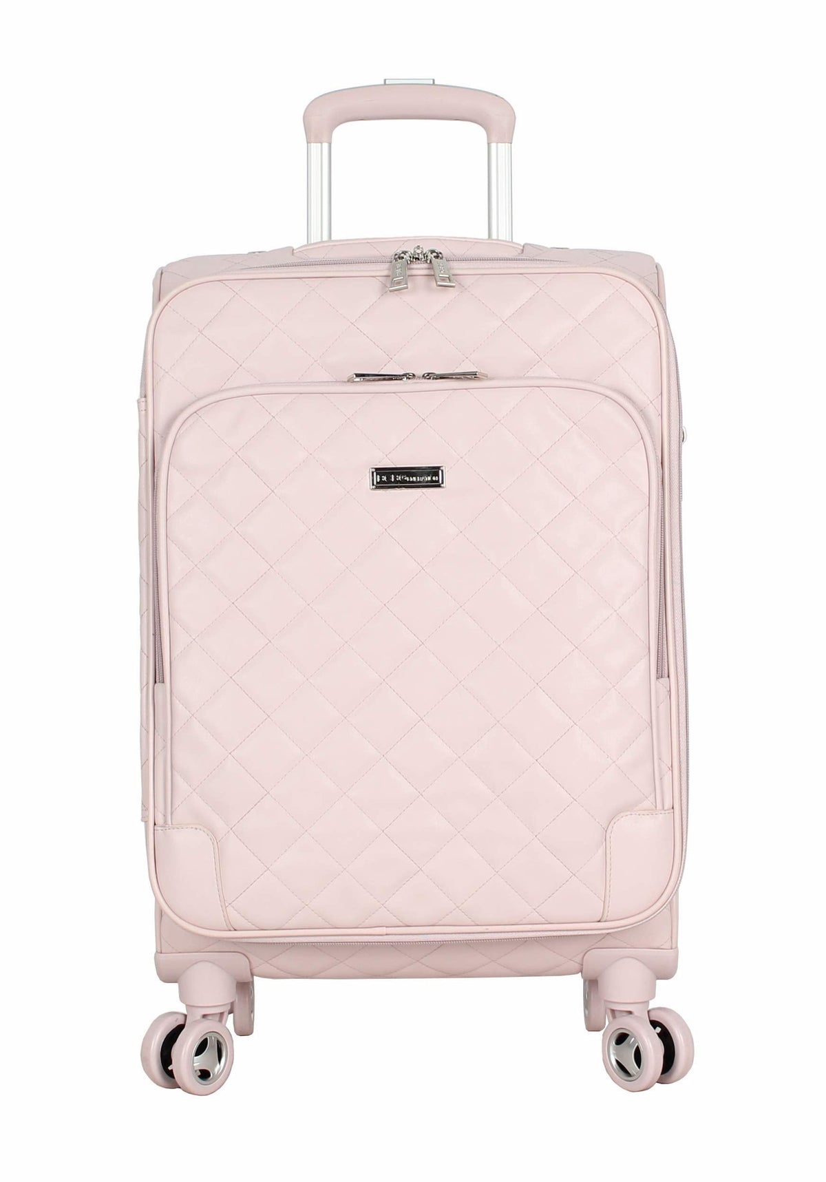 BCBGeneration Designer Carry-On Luggage with Spinner Wheels for Women, Expandable Softside 20 Inch Suitcase Lightweight Small Bag