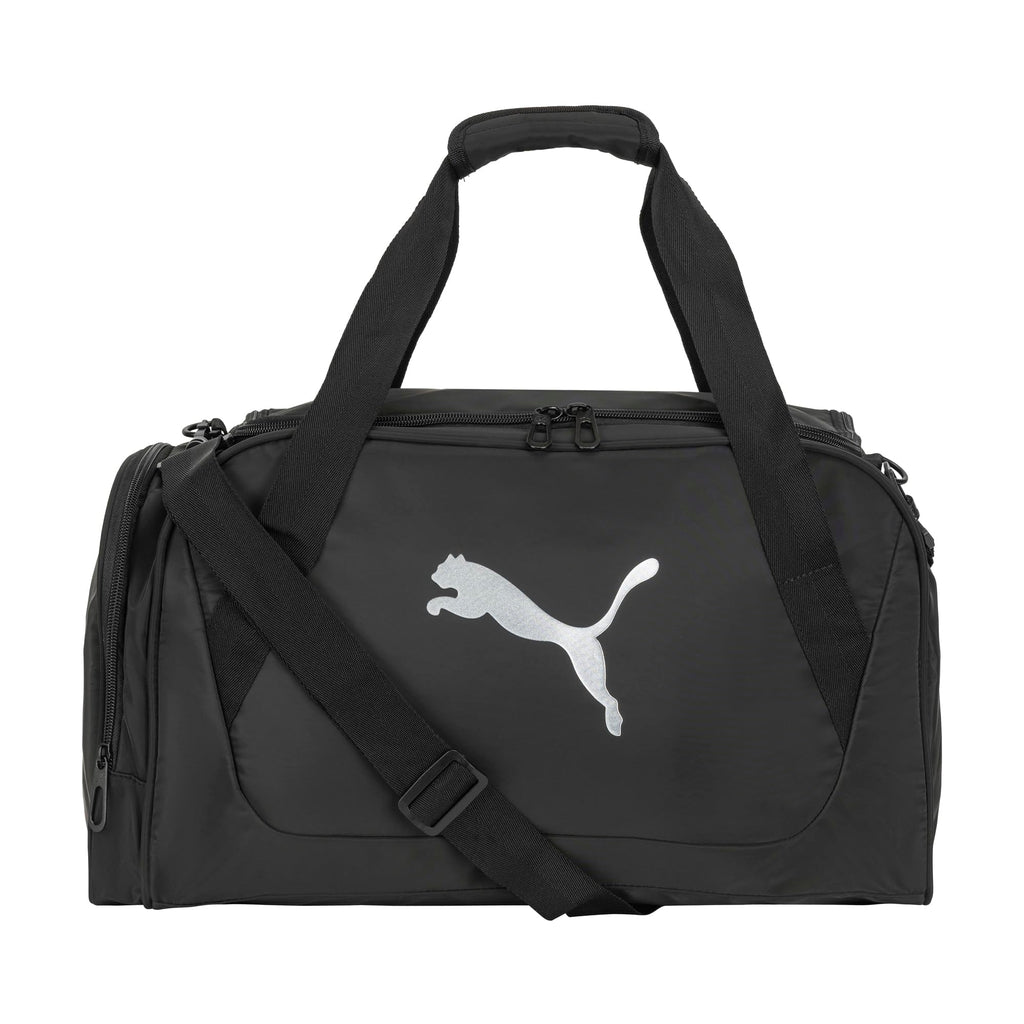 PUMA Flora Duffel Bag, Black/Silver, OS