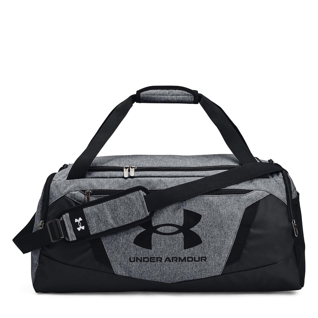 Under Armour Unisex-Adult Undeniable 5.0 Duffle, Pitch Gray Medium Heather (012)/Black, Medium