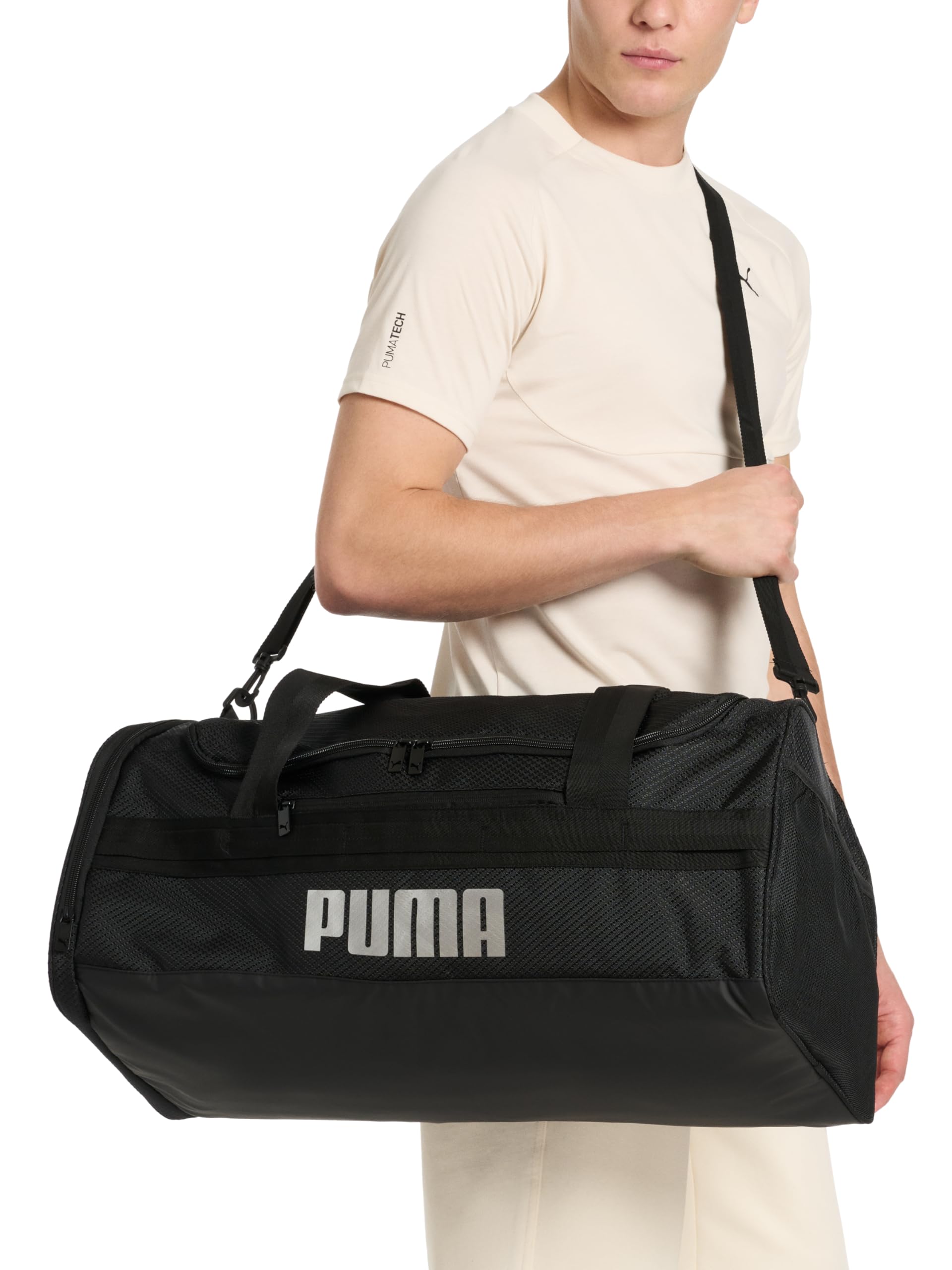 PUMA Demand Duffel Bag, Navy, OS