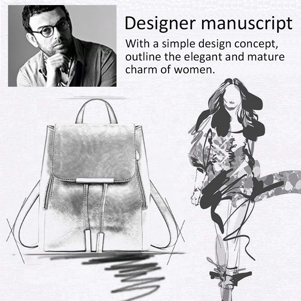 Pahajim Women's Fashion Travel Backpack Mini Purses Bag Cute Rucksack Multipurpose Shoulder Bag (black)
