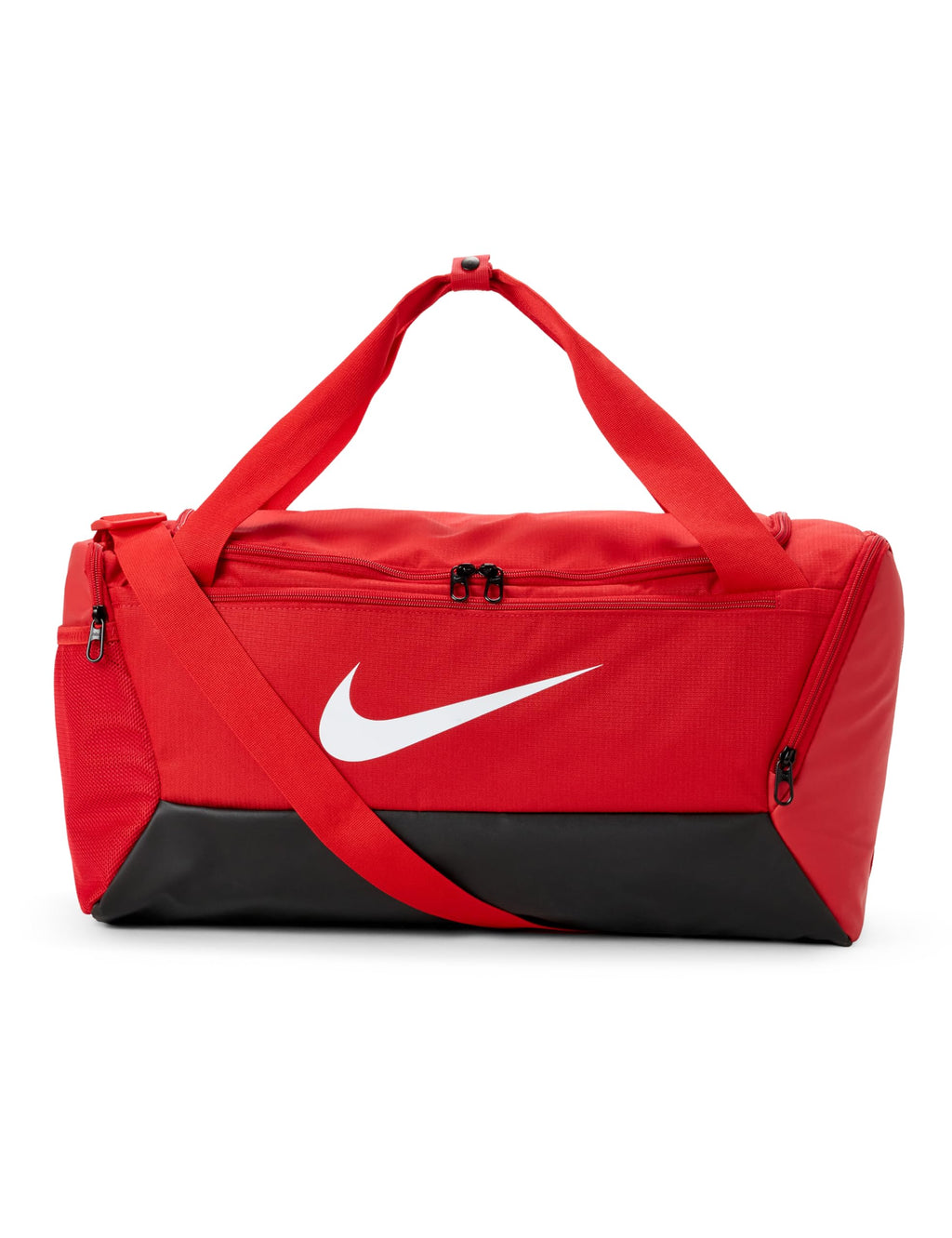Nike Unisex Brasilia Training Duffel Bag (Small, 41L), University Red/Black/White, MISC