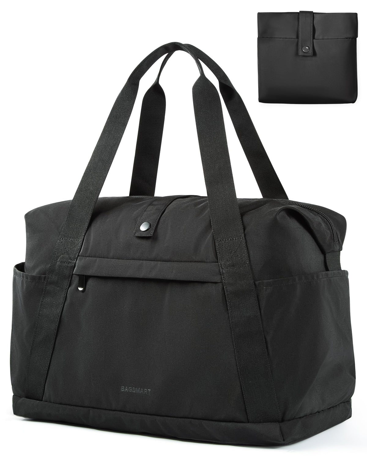 BAGSMART Personal Item Travel Bag For Spirit Airlines, 23L Lightweight Gym Bag for Women Foldable Duffle Bag Weekender Overnight Bag for Travel, Gym