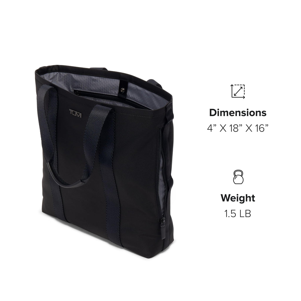 TUMI - Alpha Bravo Essential Tote - Men's and Women's Lightweight Everyday & Travel Bag - North/South, Black