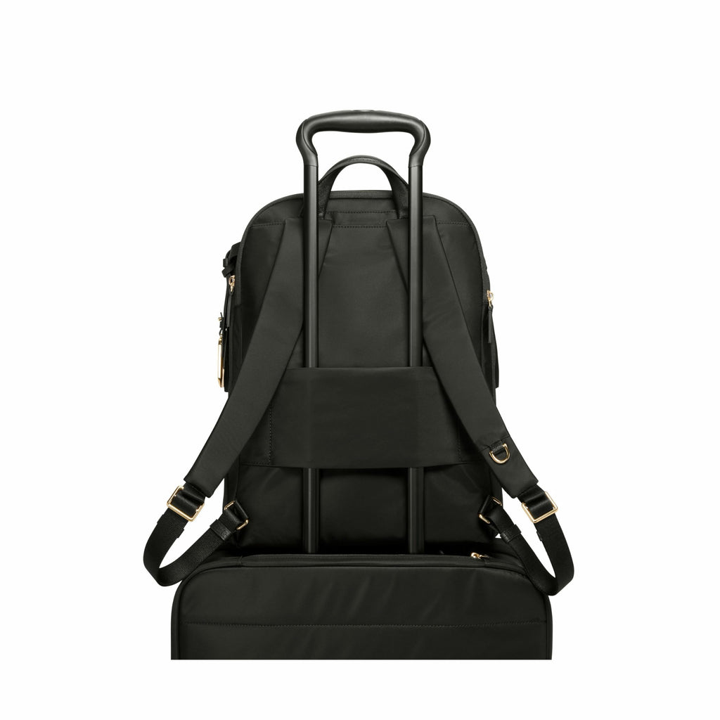 TUMI - Voyageur Montana Backpack - Stylish Travel Backpack for Women - For Business, Work - Fits up to 16" Laptops - Black/Gold