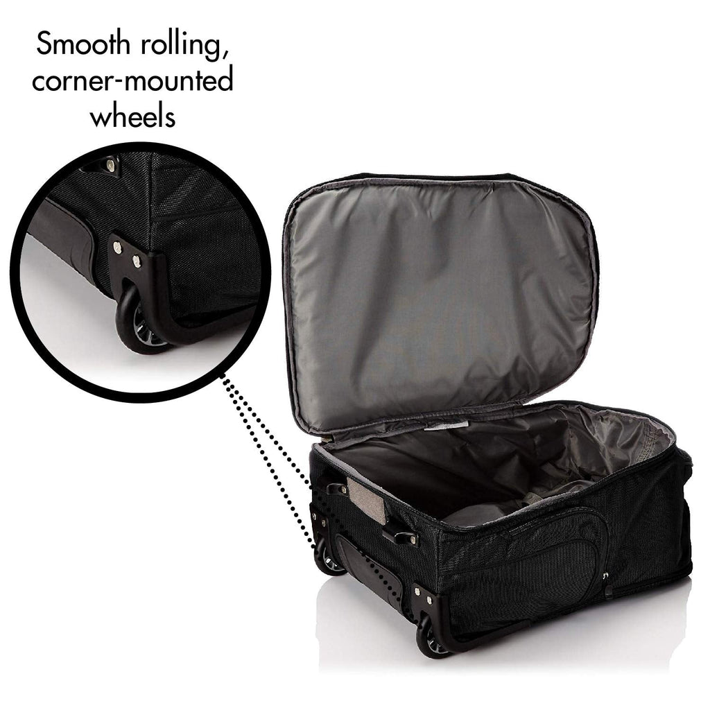 High Sierra Rev Wheeled Laptop Backpack, Black