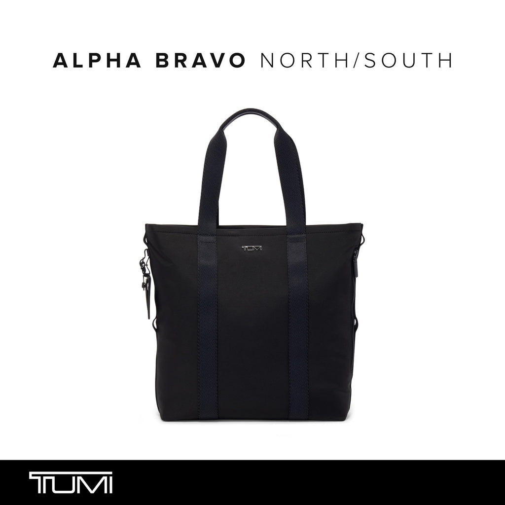TUMI - Alpha Bravo Essential Tote - Men's and Women's Lightweight Everyday & Travel Bag - North/South, Black
