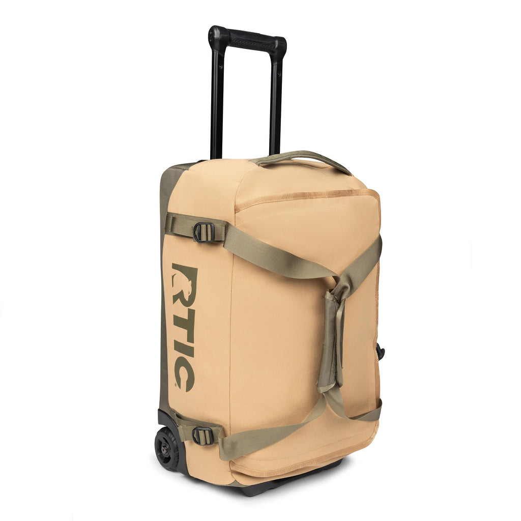 RTIC Road Trip Rolling Duffle Bag with Wheels for Men and Women, Traveling Tote for Camp, Travel, Gym, Weekender, Camping, Overnight Carry On, Sports, Spacious, Water Resistant, Medium, Trailblazer