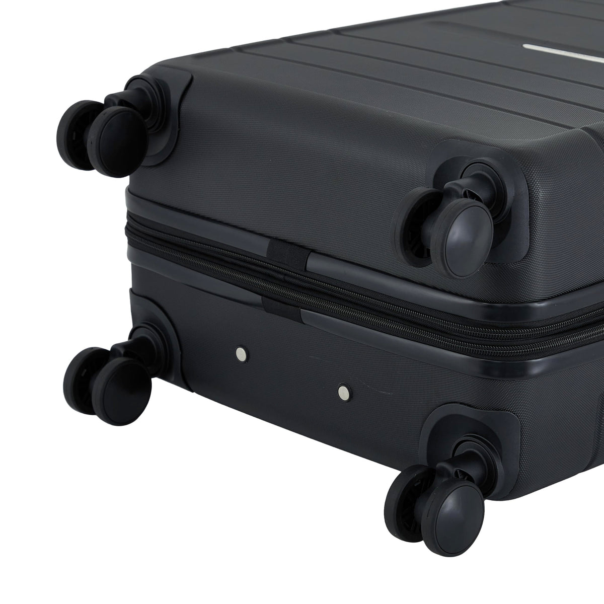 French Connection St. Martin Carry-On Luggage with Cup Holder/USB Ports, Black