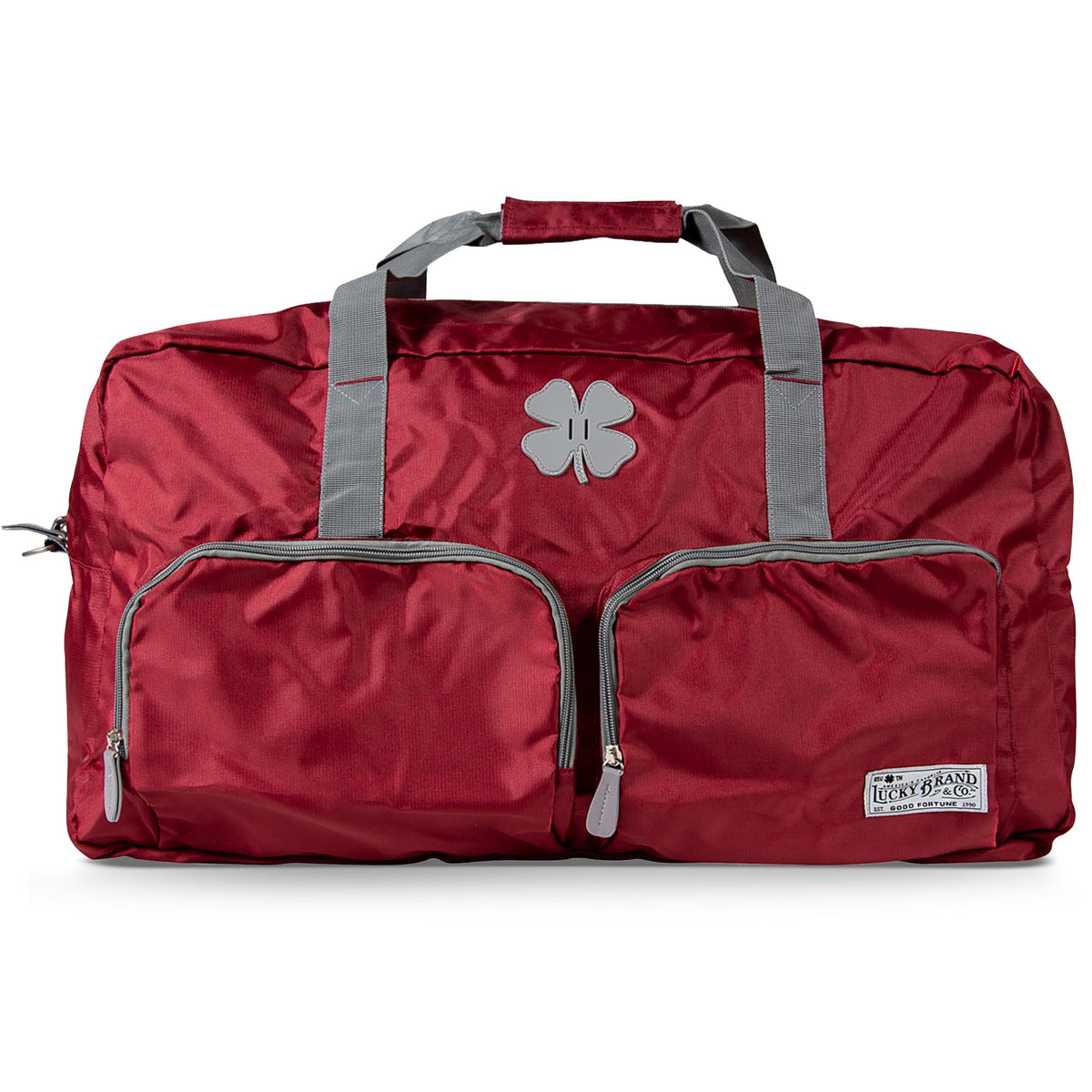 Lucky Travel Duffel Bags 65L, Gym Bag, Travel Bag & Large Duffle Bag for Men, Foldable Overnight Weekender Bags for Women & Men with Adjustable Shoulder Strap, Winery