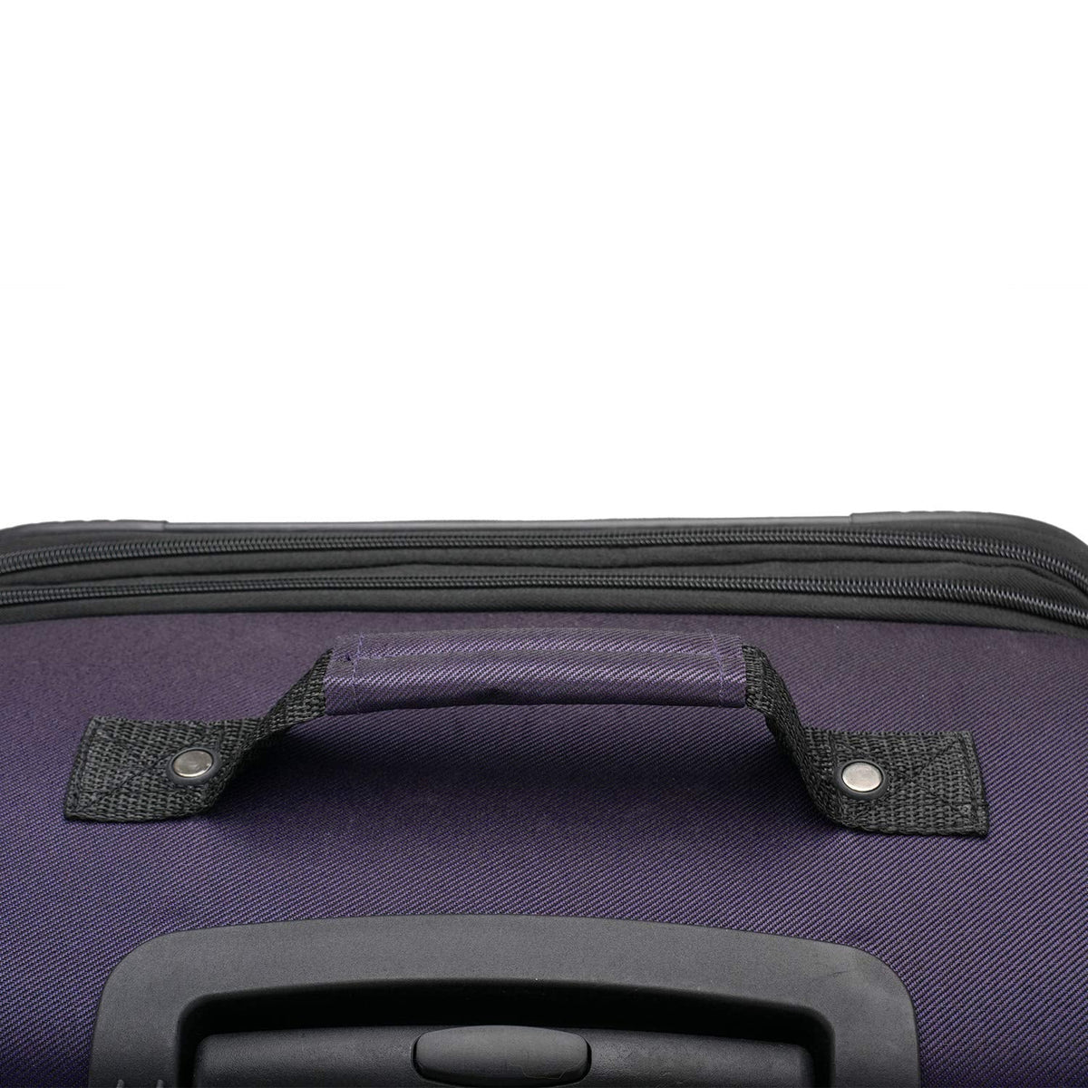 U.S. Traveler Aviron Bay Expandable Softside Luggage With Spinner Wheels, Purple, Carry-on 23-Inch