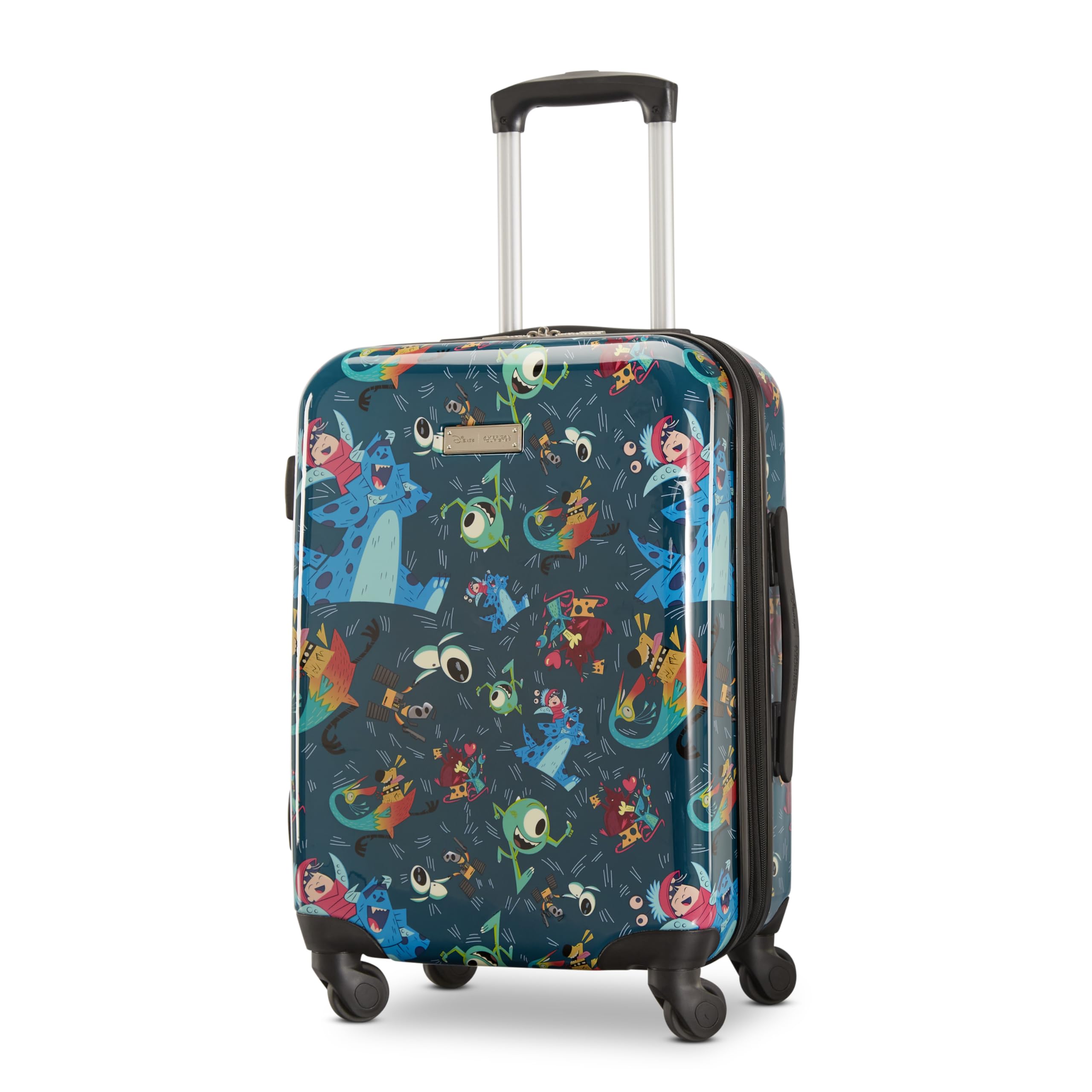 American Tourister Pixar Mashup Kids Carry-On Luggage, Expandable Hardside With Single Spinner Wheels