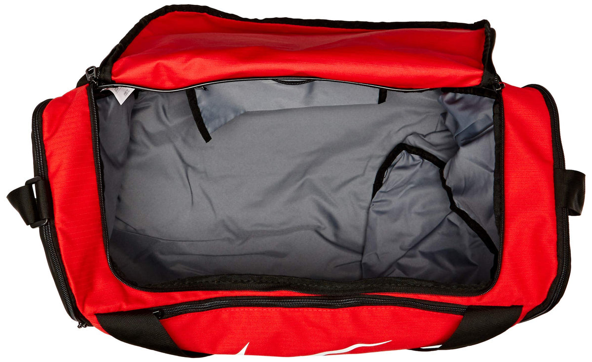 NIKE Brasilia Small Duffel - 9.0, University Red/Black/White, Misc