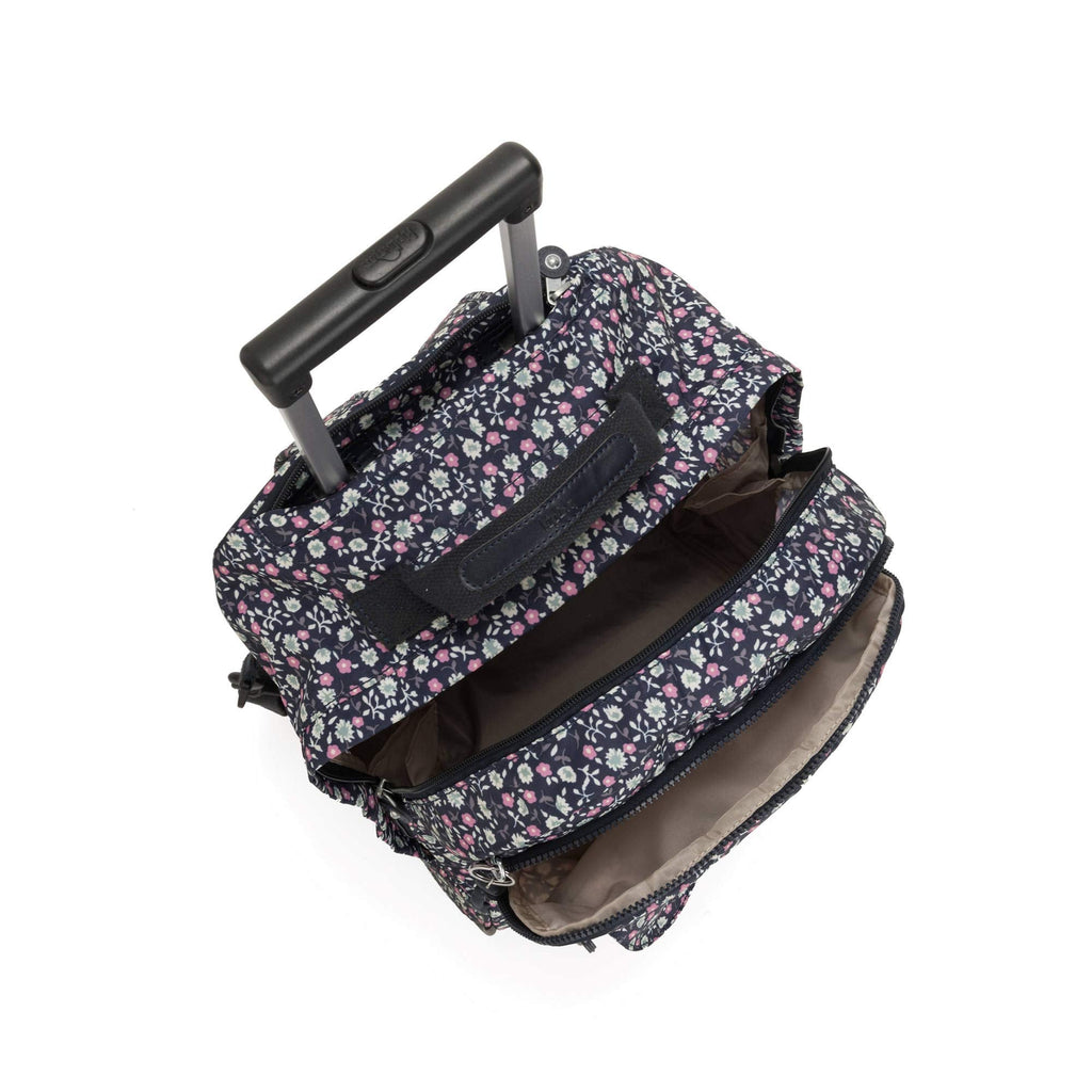 Kipling Sanaa Large Rolling Backpack Floral Rush