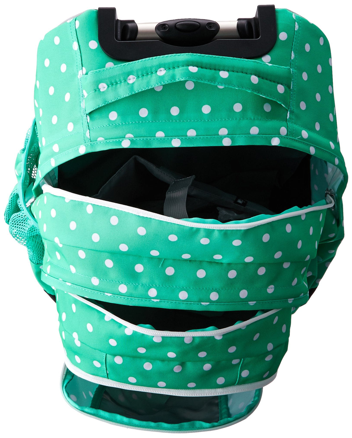 JanSport Unisex Driver 8 Wheeled Seafoam Green/White Dots Backpack