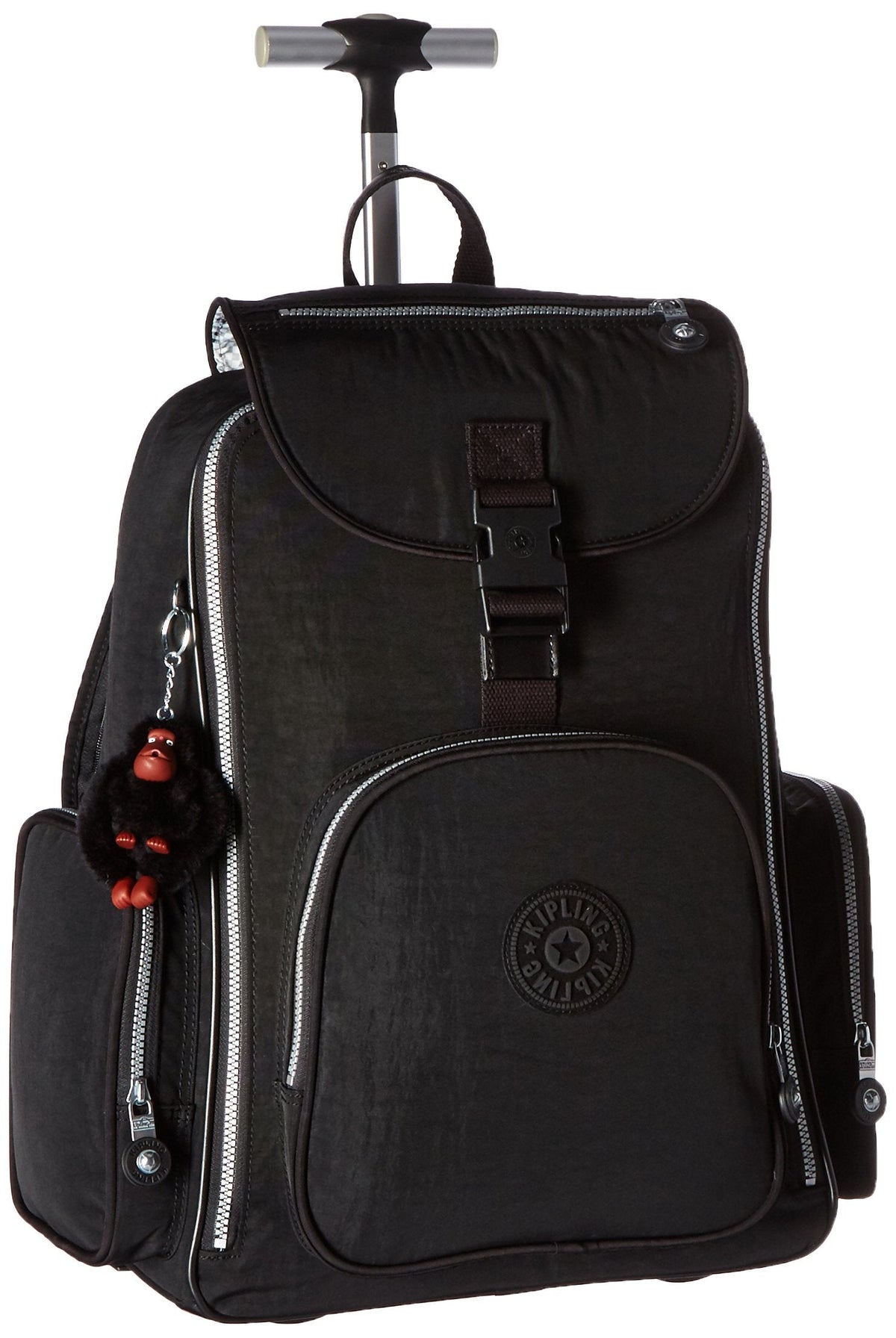Kipling Luggage Alcatraz Wheeled Backpack with Laptop Protection, Black, One Size