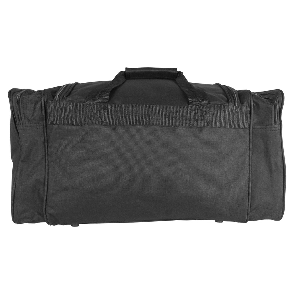 Dalix 20 Inch Sports Duffle Bag with Mesh and Valuables Pockets, Black