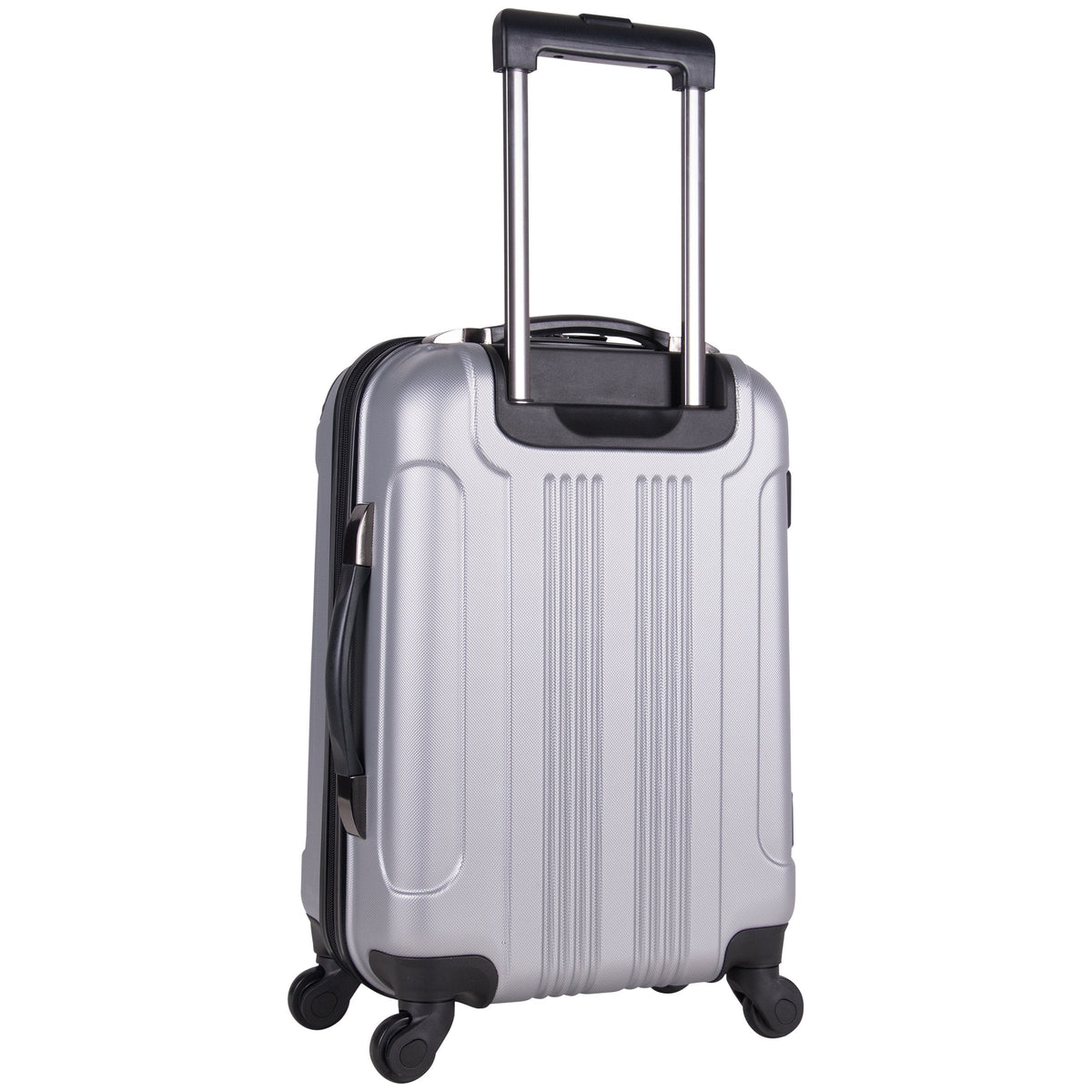 Kenneth Cole Reaction Out Of Bounds 20-Inch Carry-On Lightweight Durable Hardshell Luggage Silver