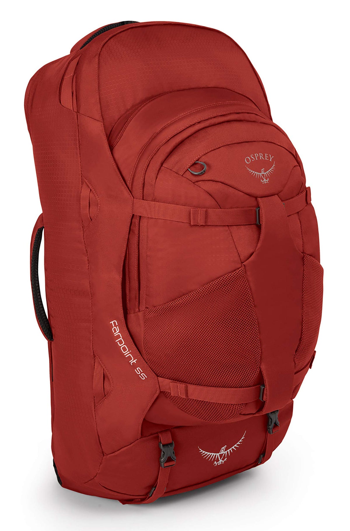 Osprey Packs Farpoint 55 Men's Travel Backpack, Jasper Red, Small/Medium
