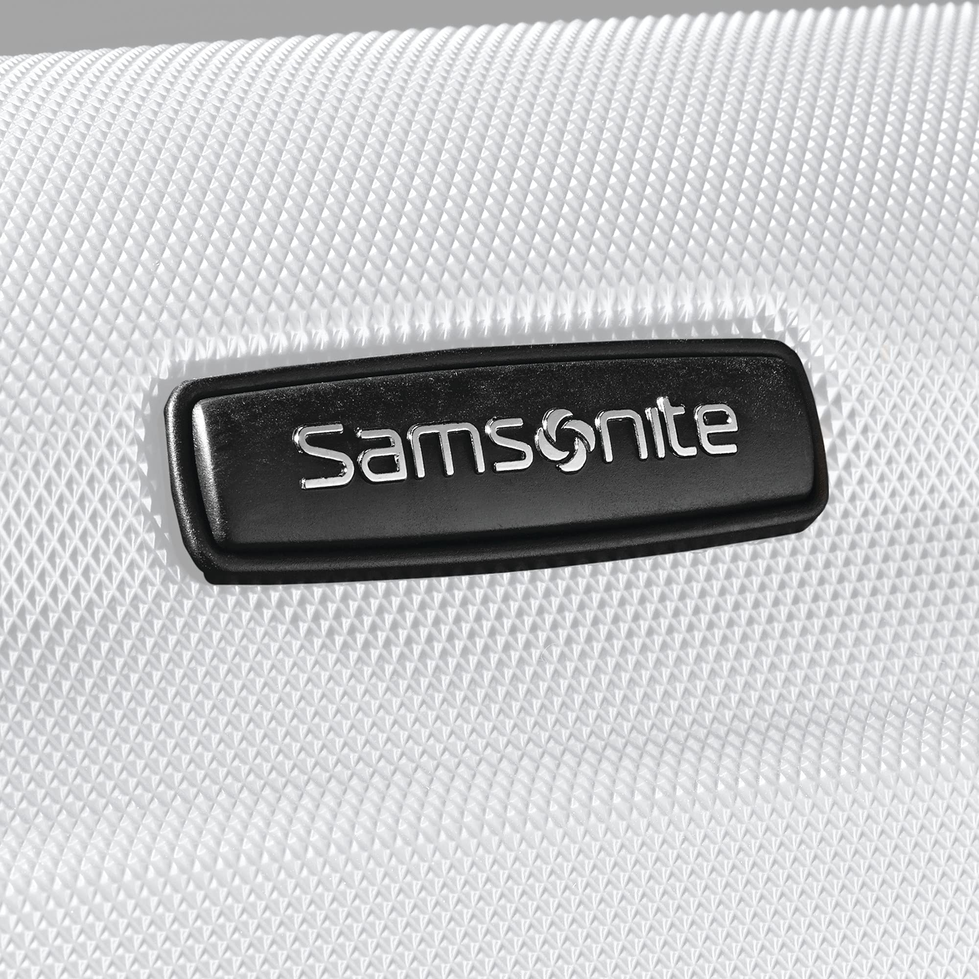 Samsonite Omni PC Hardside Expandable Luggage with Spinner Wheels, White, 2-Piece Set (20/24)