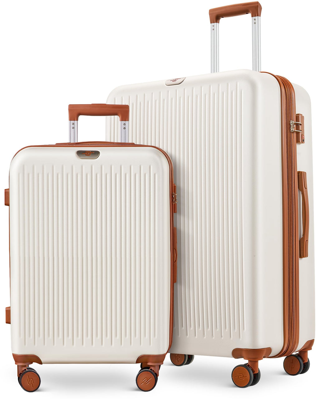 luggage 2 piece sets,Expandable Hard Shell Luggage Set with Spinner Wheels, TSA Lock, 20/28 inch Travel Suitcase Set