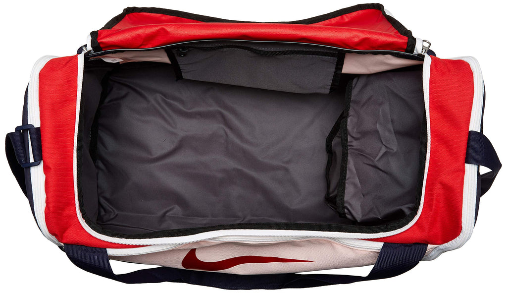 Nike Nike Brasilia Small Duffel - 9.0, Echo Pink/University Red/Dynamic Yellow, Misc