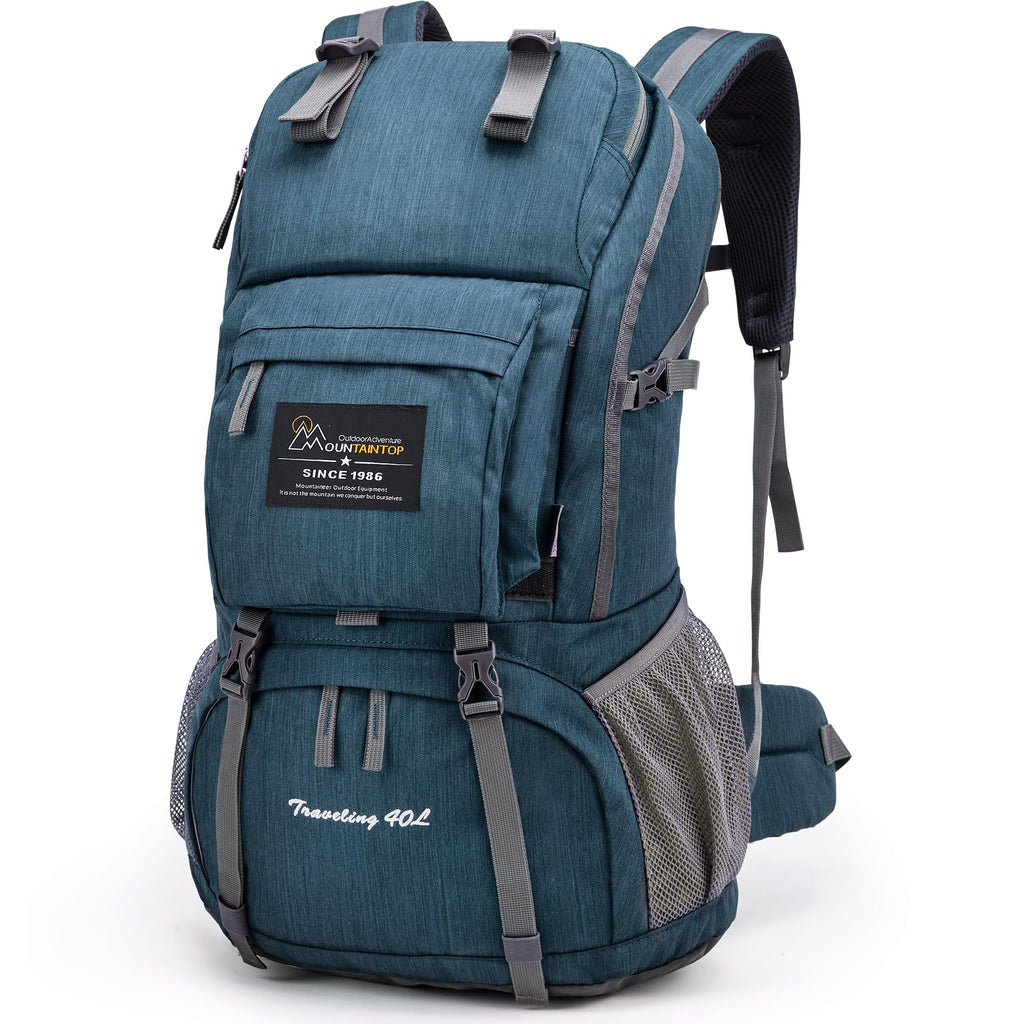 MOUNTAINTOP 40L Hiking Backpack Lightweight Travel Backpack for Men&Women Outdoor Camping Backpacking