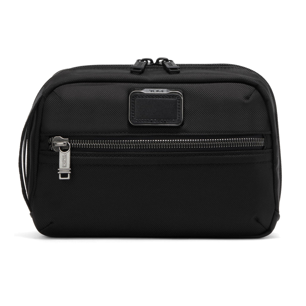 TUMI - Alpha Bravo Response Travel Kit - Men's Travel Organizer - Hanging Toiletry Bag - 6.3" X 9.5" X 3.5" - Black