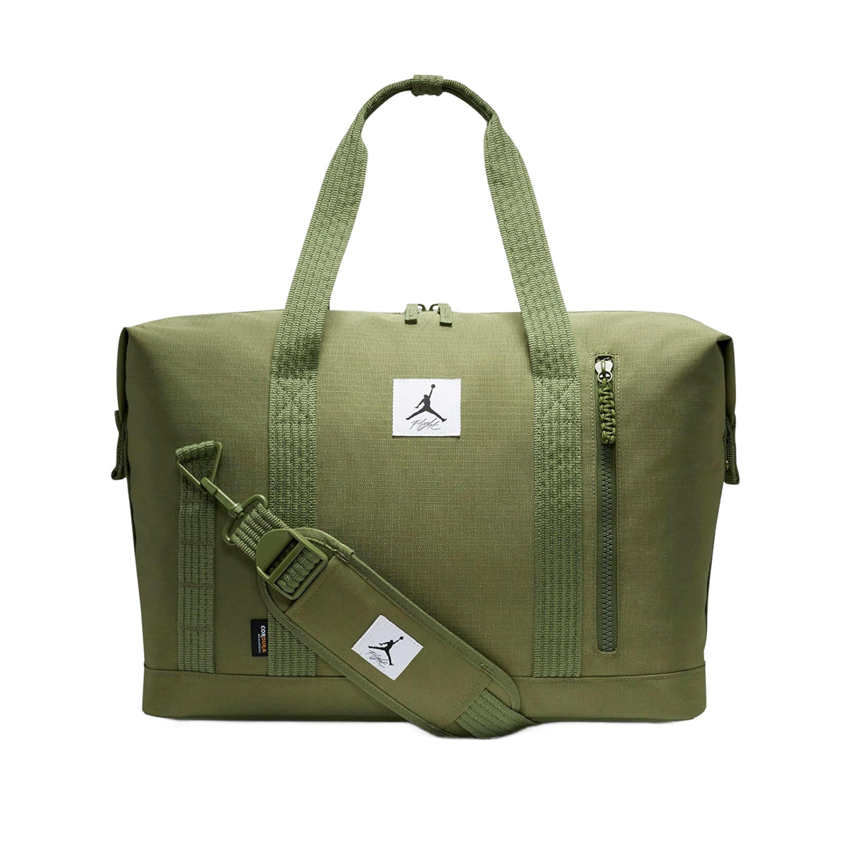 Jordan Jam Flight Duffle Men's Weekender Bag (Jam Flight Duffle, Weekender Bag, Olive, one size)
