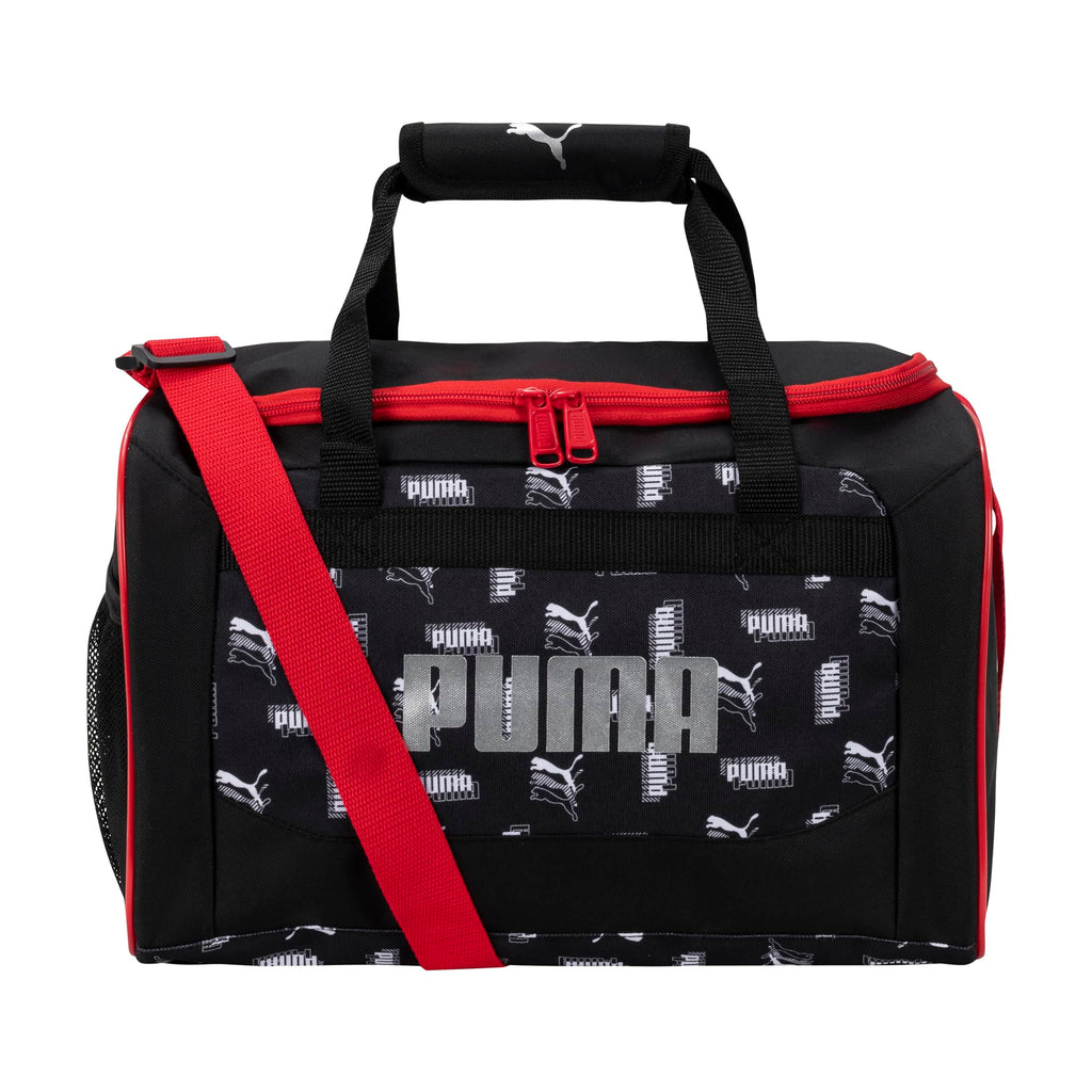 PUMA Evercat Transformation 14" Junior Duffel Bag (Black/Red, One Size)