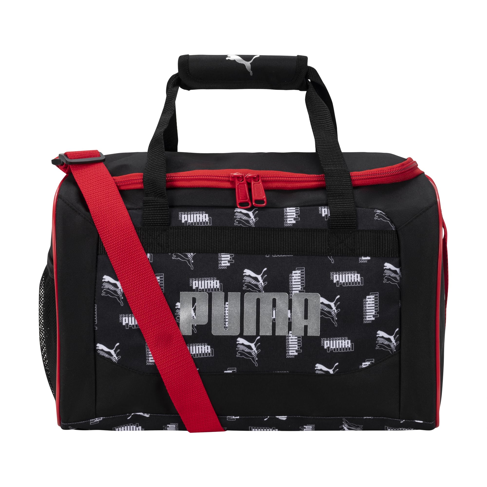 PUMA Evercat Transformation 14" Junior Duffel Bag (Black/Red, One Size)