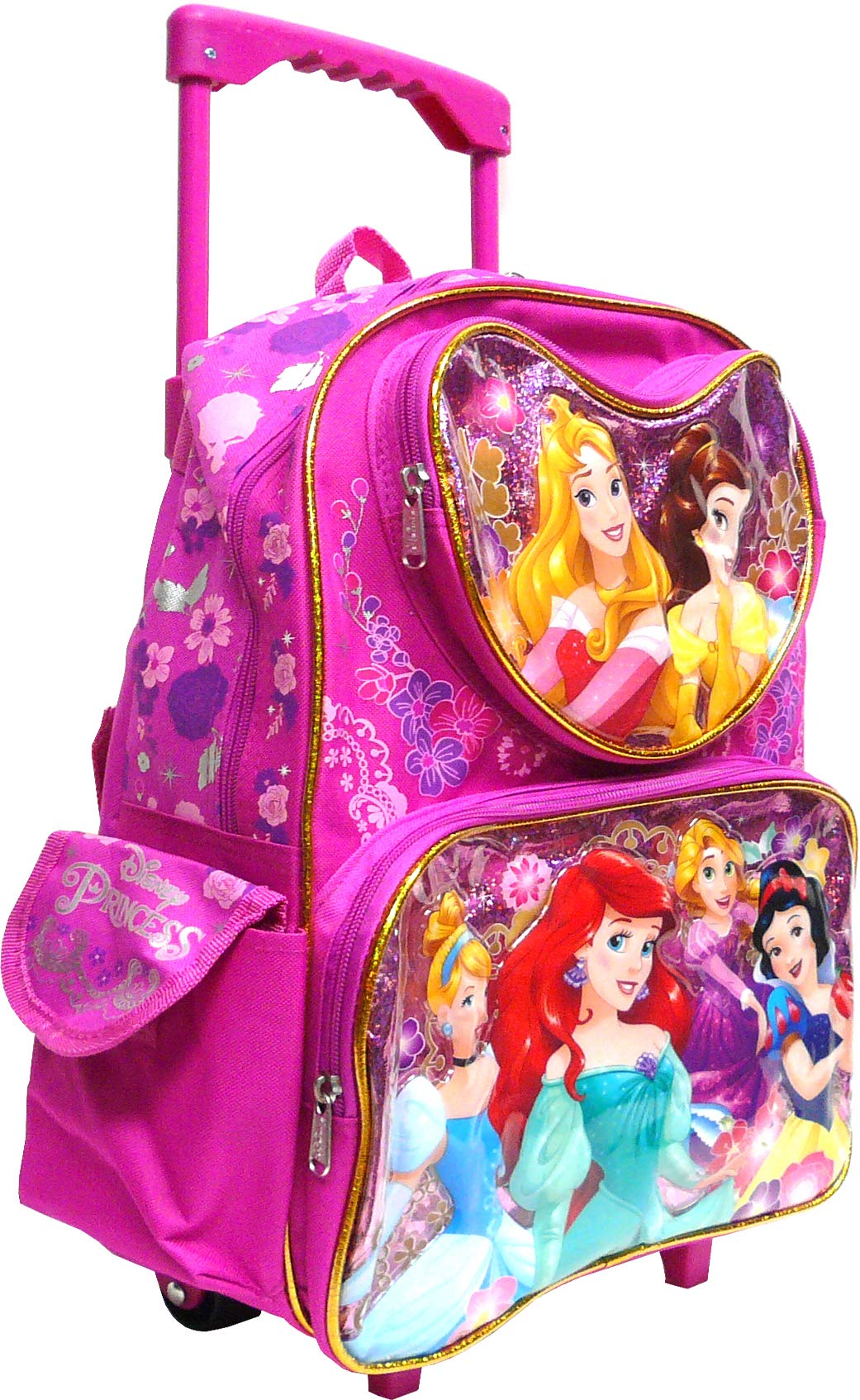 Disney Princess 12" Rolling Backpack (Featuring the 6 Princesses), Sunglasses -