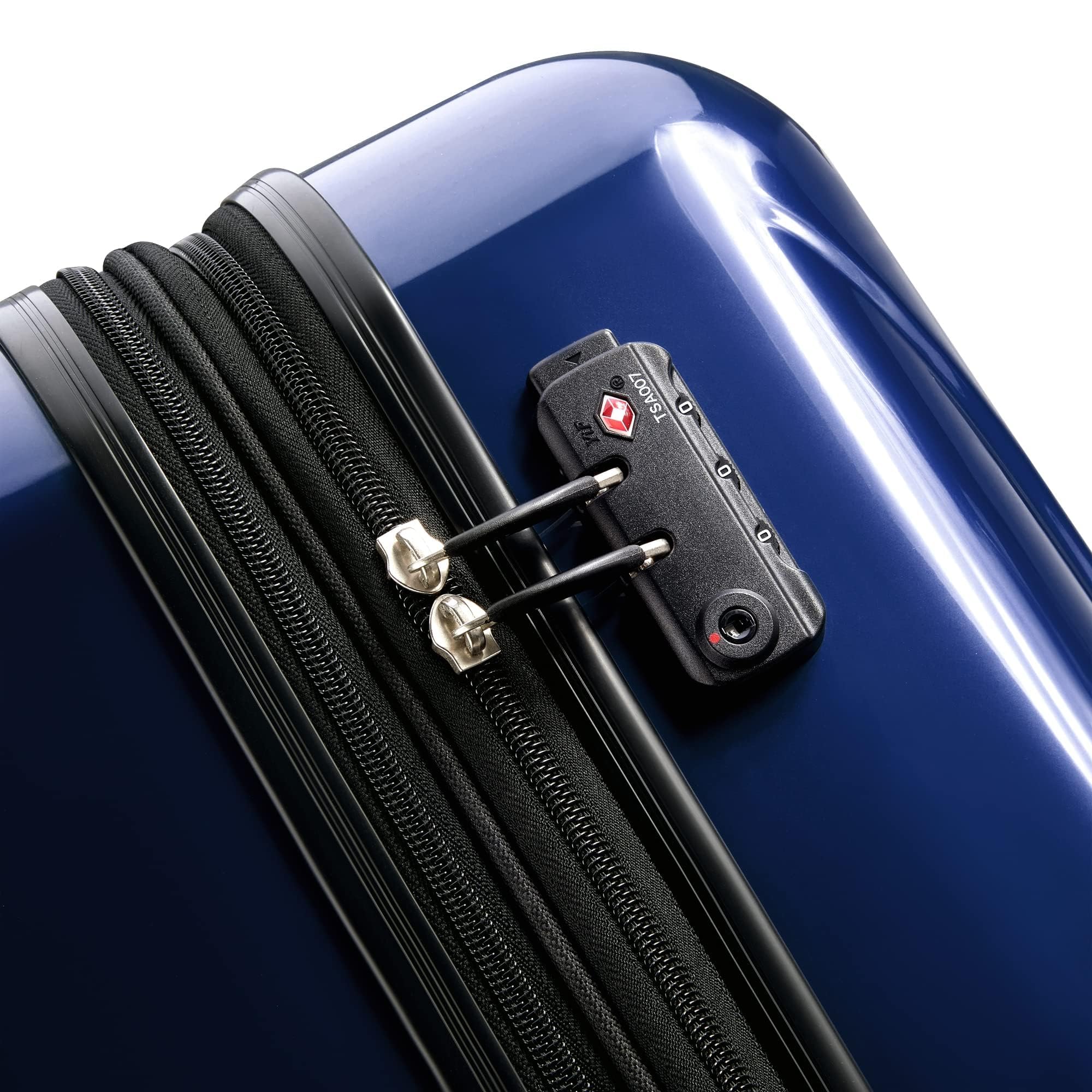 DELSEY PARIS Helium Aero Hardside Expandable Luggage with Spinner Wheels, Blue Cobalt, 2-Piece Set (21/24)