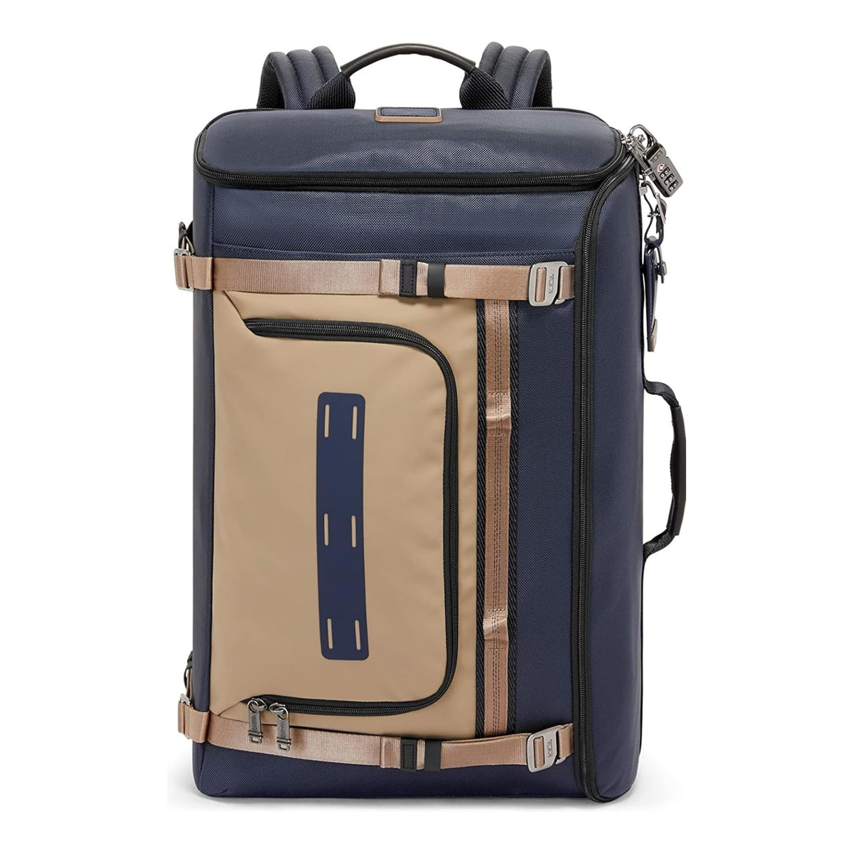 TUMI - Alpha Bravo Endurance Backpack - Large Travel Laptop Backpack - 22.0" X 14.0" X 8.5" - For 17" Laptop - Midnight Navy/Khaki