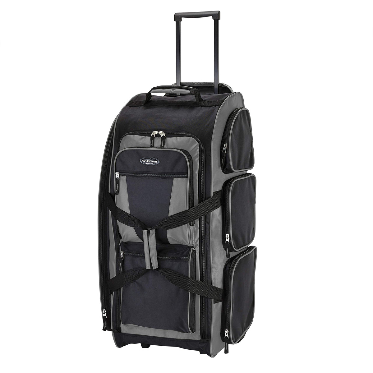 Travelers Club 30" Xpedition Rolling Duffel Bag, Charcoal Grey